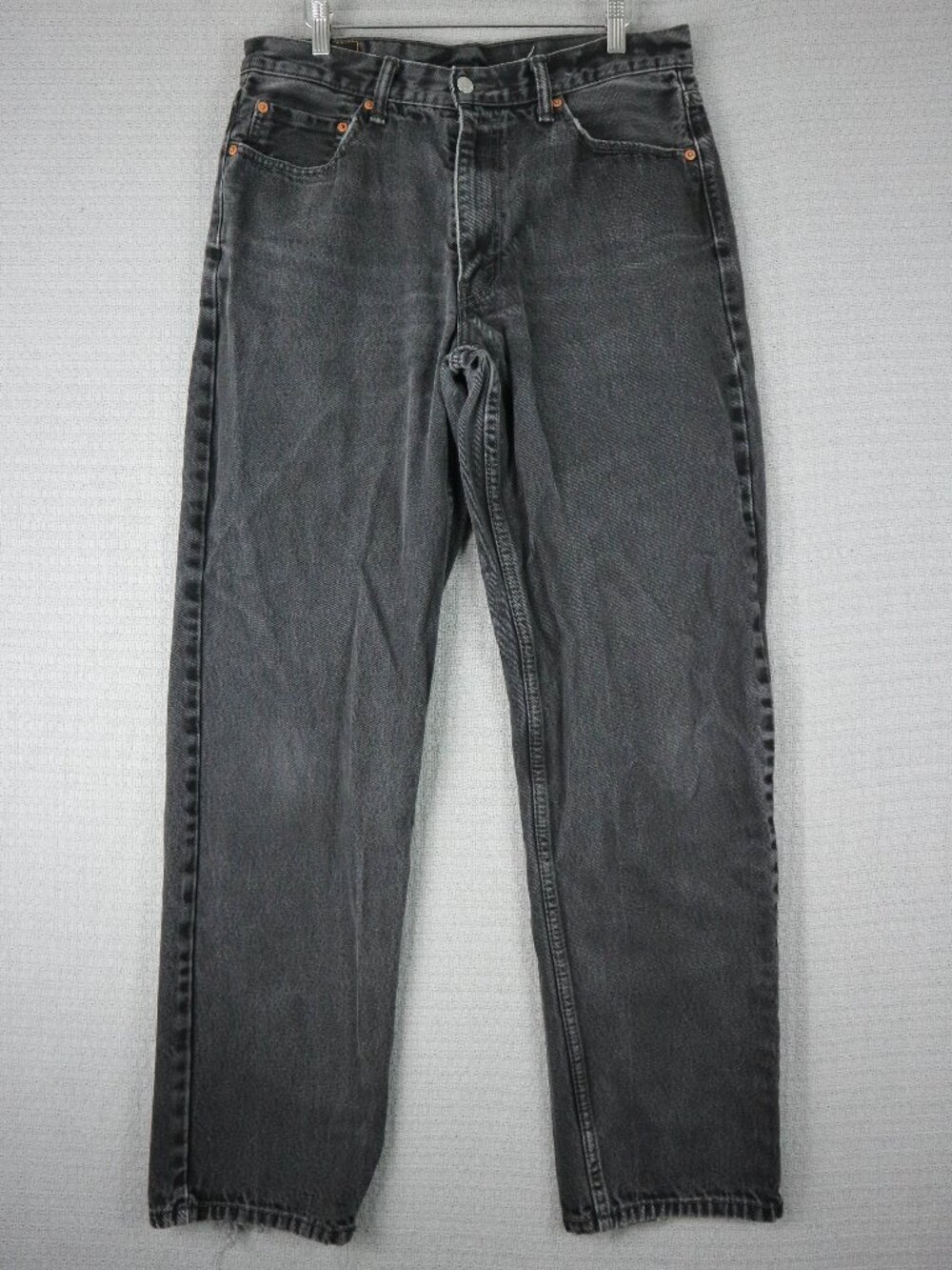 Levi's 550 Mens Faded Black Relaxed Fit Cotton Denim 34x34 fits 33x31